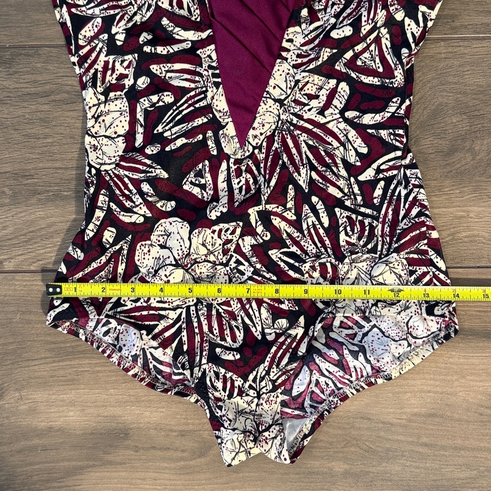 Vintage 1970s Women's One Piece Swimsuit‎ Boho Batik DEWEESE California Size 10 - Picture 10 of 16